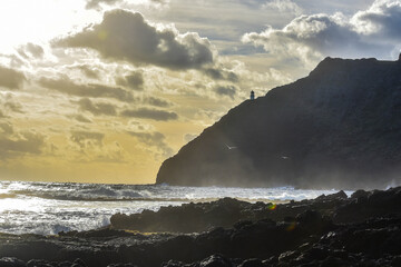 Obraz premium storm over the sea