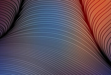Light Blue, Red vector pattern with lines.