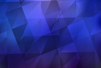 Light BLUE vector polygonal background.