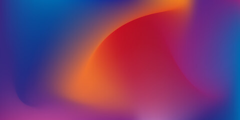 Rainbow Colorful VividGradient Mesh Blurred Background