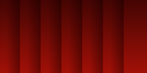 Modern trendy red abstract design vector background with red light and black overlap layer. Vector illustration