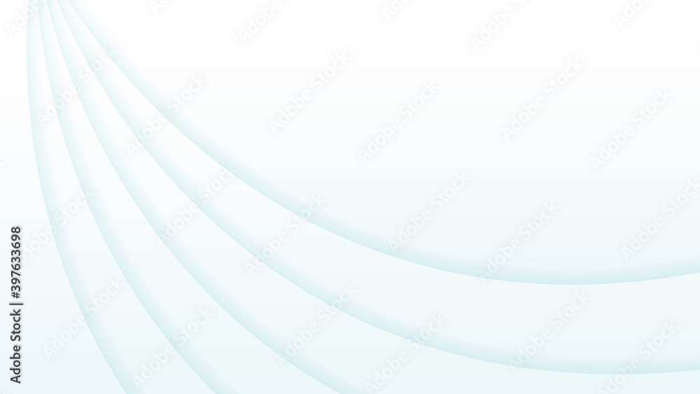 Poster white abstract paper cut background vector shadows objects modern design