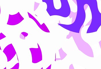 Light Purple vector texture with abstract forms.