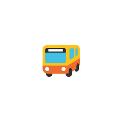 Bus vector isolated icon illustration. Bus icon
