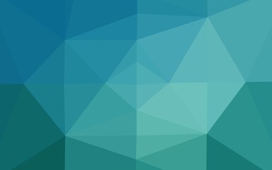Light BLUE vector abstract mosaic pattern.