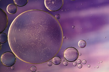 abstract, purple background, oil photography