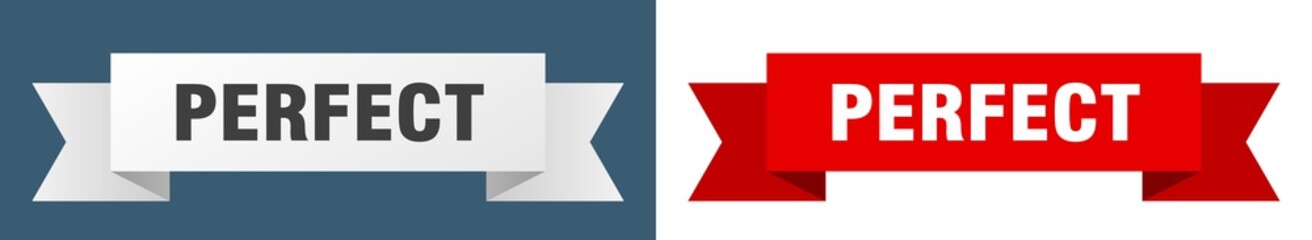 perfect ribbon. perfect isolated paper sign. banner