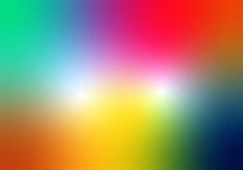 レインボーカラーグラデーション背景