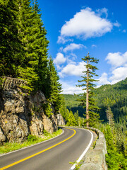 Mountain road in Washington state