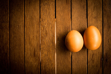 fresh  fresg eggs on background