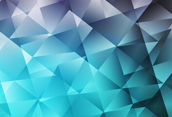 Obraz premium Light Pink, Blue vector abstract polygonal background.