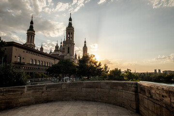 Saragossa's cathedral sky