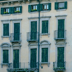 Fenster in Verona
