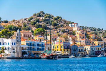 Symi Island view in Greece.