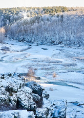river in the mountains