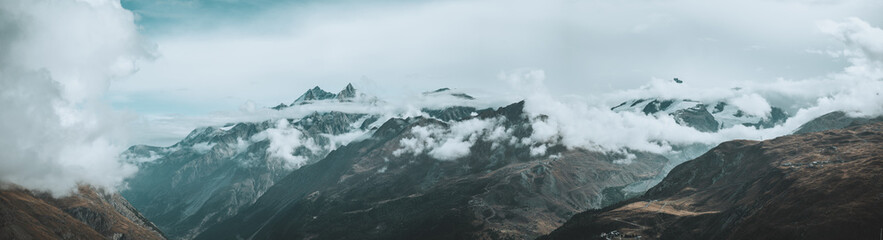 Bergpanorama vom Matterhorn 