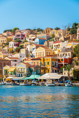 Obraz premium Symi Island view in Greece.