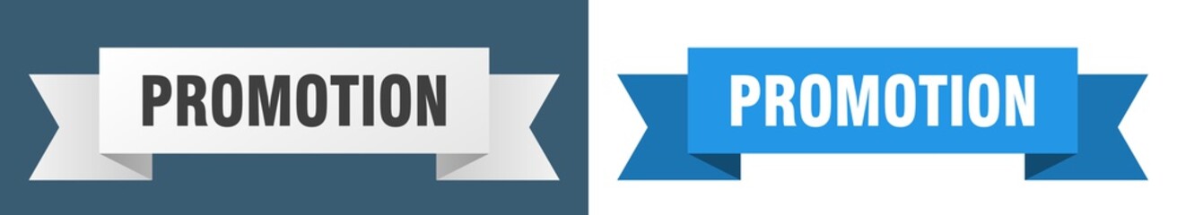 promotion ribbon. promotion isolated paper sign. banner