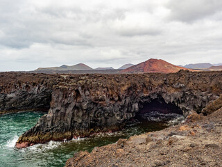 Vulkan-Landschaft auf Lanzarote