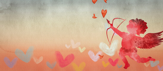 All you need is love. Concept banner. Valentines greeting card.