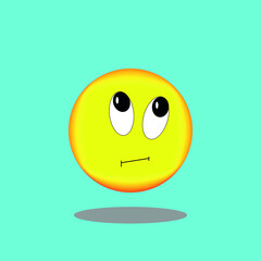 smiley face on white