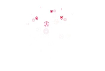 Light Red vector layout with circle shapes.