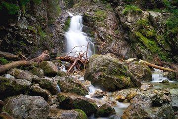 Kmetov waterfall, Koprova dolina - Kmetov waterfall is the highest waterfall in Slovakia. It is about 80 m high