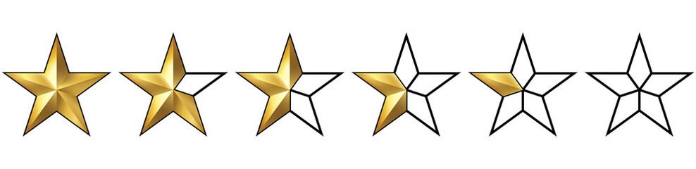 Obraz premium ÉTOILE SATISFACTION DORÉE