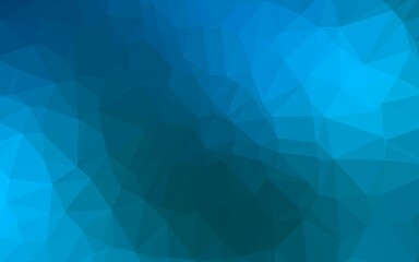 Light BLUE vector abstract polygonal layout.