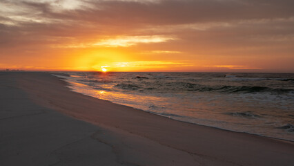 sunrise on the beach in destin florida