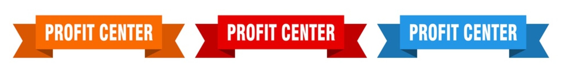 profit center ribbon. profit center isolated paper sign. banner