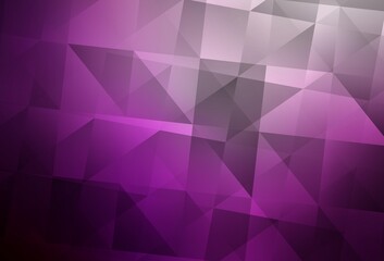 Light Pink vector low poly layout.