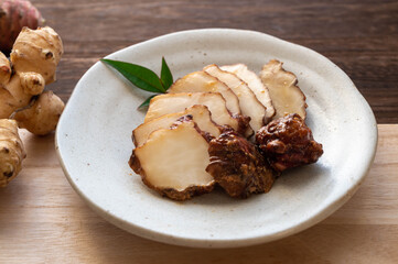 菊芋の味噌漬け