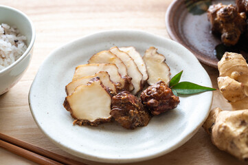 菊芋の味噌漬け