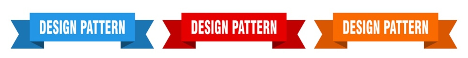 design pattern ribbon. design pattern isolated paper sign. banner