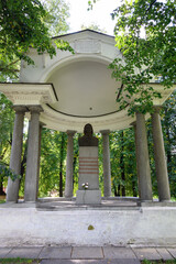 Pavilion-rotunda of Peter I at Lefortovo Park, Moscow, Russian Federation, August 22, 2020