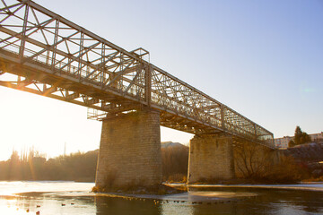 bridge for people across the river
