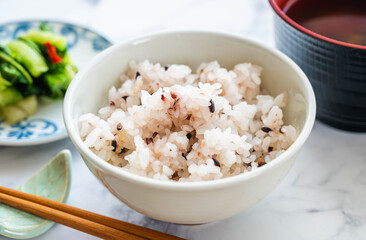 古代米入りご飯