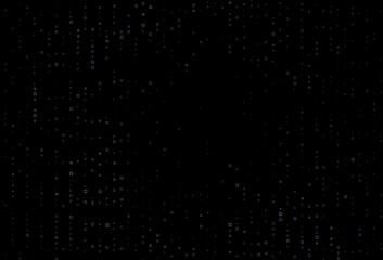 Light Black vector cover with polygonal style.