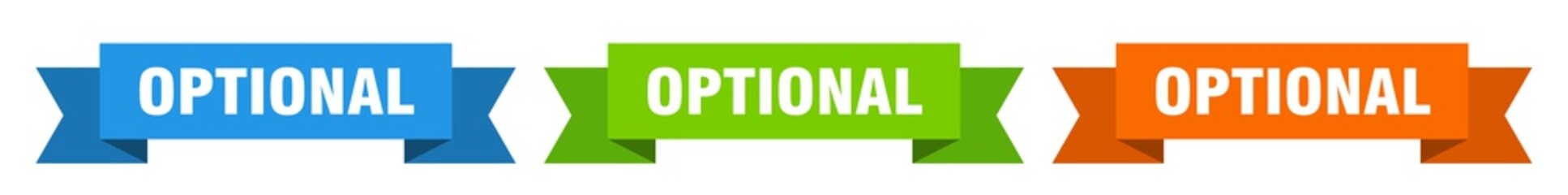 optional ribbon. optional isolated paper sign. banner