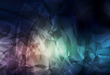 Obraz premium Dark Blue, Red vector backdrop with memphis shapes.
