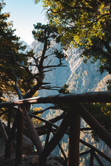 Path through Samaria Gorge, Crete, Greece