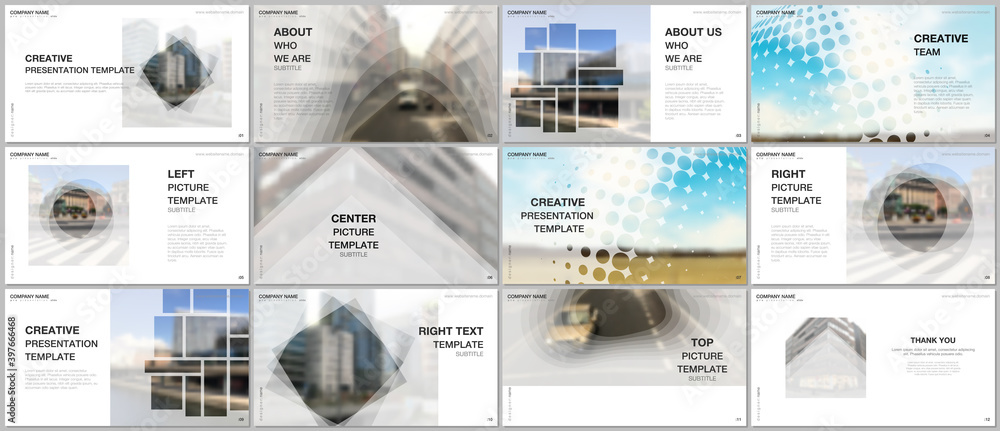 Canvas Prints presentation design vector templates, multipurpose template for presentation slide, flyer, brochure 