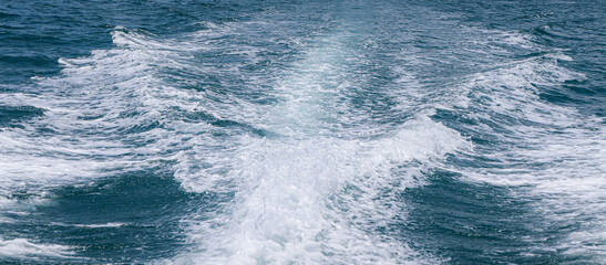 waves and foam of the sea