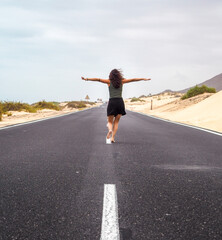 Chica en Fuerteventura