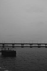 pier in the fog