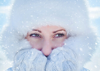 winter potrait woman