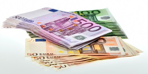 thousands of euros as background