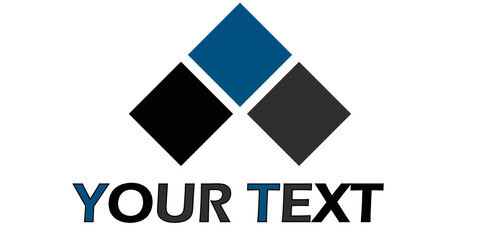 Fototapeta Three Square logo obraz