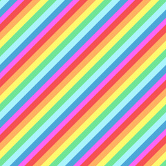 Vector seamless rainbow pattern. Simple design for wrappings, textile and backgrounds